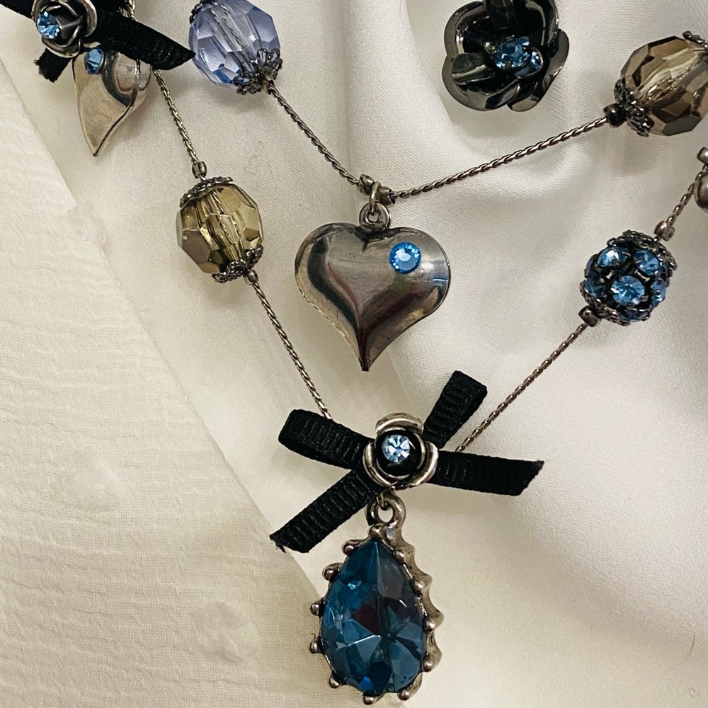 Betsey Johnson Layered Necklace - Picture 3 of 3